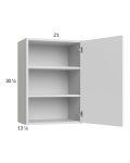 Euro Gloss White 21x30-1/4 Wall Cabinet