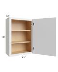 Township White 21x30 Wall Cabinet