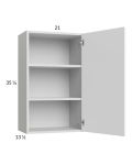 Euro Gloss White 21x35-1/4 Wall Cabinet