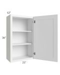 Aspen White Shaker 21x36 Wall Cabinet