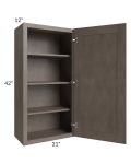 Natural Grey Shaker 21x42 Wall Cabinet