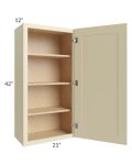 Casselton Ivory 21x42 Wall Cabinet