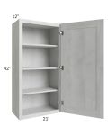 Heather Grey Shaker 21x42 Wall Cabinet