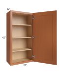 Lexington Cinnamon Glaze 21x42 Wall Cabinet