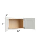 Palisades White 24x15 Wall Cabinet 
