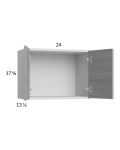 Euro Grey 24x17-5/8 Wall Cabinet
