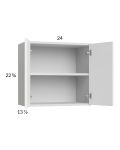 Harbor White 24x22-5/8 Wall Cabinet