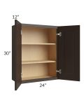 Southport Espresso Shaker 24x30 Wall Cabinet