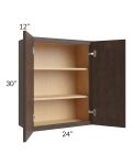 Vienna Kona Brown 24x30 Wall Cabinet