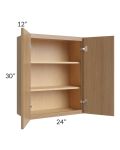 Township Rift Oak 24x30 Wall Cabinet