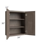 Providence Natural Grey 24x30 Wall Cabinet