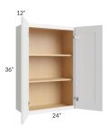 Stratton White Shaker 24x36 Wall Cabinet