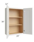 Palisades White 24x36 Wall Cabinet