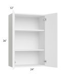 Venetian White Gloss 24x36 Wall Cabinet