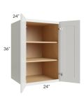 Palisades White 24x36x24 Pantry Wall Cabinet 