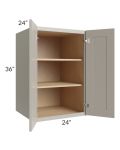 Stratton Light Grey Shaker 24x36x24 Pantry Wall Cabinet