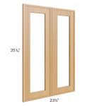 Portland Sand 24x36 Glass Doors Only with Glass Included 