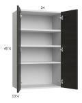 Euro Cafe 24x40-1/4 Wall Cabinet