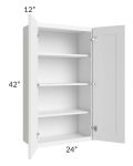 Dakota White 24x42 Wall Cabinet