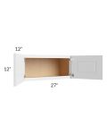 Southport White Shaker 27x12 Wall Cabinet