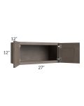 Natural Grey Shaker 27x12 Wall Cabinet