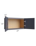Midtown Indigo Shaker 27x15 Wall Cabinet