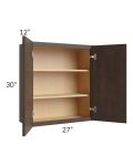 Vienna Kona Brown 27x30 Wall Cabinet