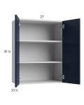 Harbor Navy 27x35-1/4 Wall Cabinet