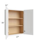 Stratton White Shaker 27x36 Wall Cabinet