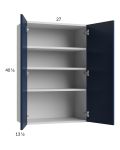 Harbor Navy 27x40-1/4 Wall Cabinet