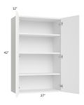 Venetian White Matte 27x42 Wall Cabinet