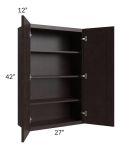 Brazilian Shaker 27x42 Wall Cabinet