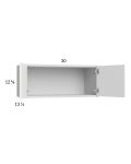 Harbor White 30x12-5/8 Wall Cabinet