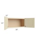 Casselton Ivory 30x15 Wall Cabinet