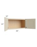 Stratton Khaki Shaker 30x15 Wall Cabinet