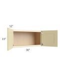 Phoenix Cream Glaze 30x15 Wall Cabinet