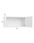 Venetian White Matte 30x15 Wall Cabinet