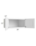 Dakota White 30x15x24 Wall Cabinet