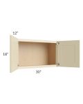 Casselton Ivory 30x18 Wall Cabinet