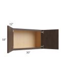 Vienna Kona Brown 30x18 Wall Cabinet