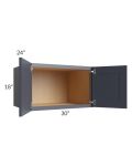 Midtown Indigo Shaker 30x18x24 Wall Cabinet