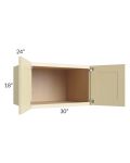 Phoenix Cream Glaze 30x18x24 Wall Cabinet