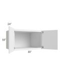 Portland White 30x18x24 Wall Cabinet