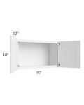 Aspen White Shaker 30x18 Wall Cabinet