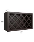 Brazilian Shaker 30x18 Wine Rack Cabinet