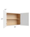 Southport White Shaker 30x24 Wall Cabinet