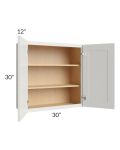 Palisades White 30x30 Wall Cabinet 