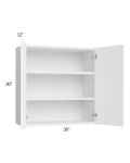Venetian White Gloss 30x30 Wall Cabinet