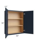 Southport Blue Shaker 30x36 Wall Cabinet
