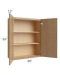 Township Rift Oak 30x36 Wall Cabinet